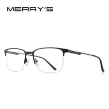 Load image into Gallery viewer, MERRYS DESIGN Men Titanium Alloy Glasses Frame Optical Frame Business Style Myopia Prescription Eyeglasses S2178