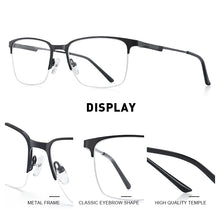 Load image into Gallery viewer, MERRYS DESIGN Men Titanium Alloy Glasses Frame Optical Frame Business Style Myopia Prescription Eyeglasses S2178