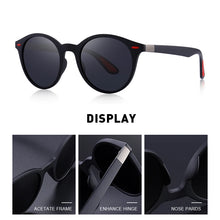 Carica l&#39;immagine nel visualizzatore di Gallery, MERRYS DESIGN Men Women Classic Retro Rivet Polarized Sunglasses TR90 Legs Lighter Design Oval Frame UV400 Protection S8126