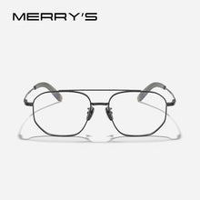 Load image into Gallery viewer, MERRYS DESIGN Pure Titanium Glasses Frame For Men Classic Square Prescription Eyeglasses Ultra Light Optical Eyewear S2548