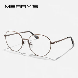 MERRYS DESIGN Retro Women Round Glasses Frames Men Ultralight Eyewear Vintage Prescription Eyeglasses Optical Frame  S2465