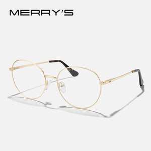 MERRYS DESIGN Retro Women Round Glasses Frames Men Ultralight Eyewear Vintage Prescription Eyeglasses Optical Frame  S2465
