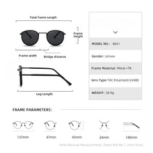Load image into Gallery viewer, MIZHO Brand Driving Polarized Sunglasses Men Round  COOL Plastic Titanium  Sun Glasses Man UV Protection