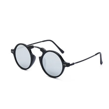 Load image into Gallery viewer, MIZHO Retro Steampunk Sunglasses Men   Brand Vintage Round Sun Glasses Metal Glasses Women  Driving Goggle UV400