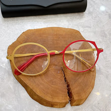 Load image into Gallery viewer, MM-0038 Japanese Designer Brand Glasses Frames Round Personalized Eyeglasses Classical Men Eye  Sunglasses Accessory
