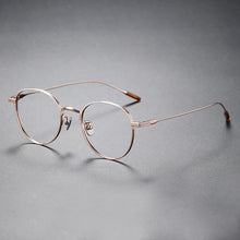 Load image into Gallery viewer, MOMOJA  Business Eyewear Round Retro Pure Titanium Eyeglasses Optical Prescription Glasses Frame For Men And Women 80804