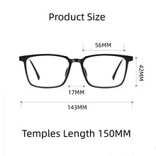 Load image into Gallery viewer, MOMOJA Eyewear Retro Square Titanium Transparent Eyeglasses Optical Prescription Glasses Frame For Men And Women BV9007Y