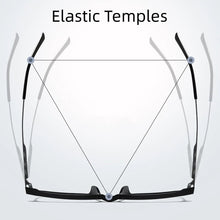 Load image into Gallery viewer, MOMOJA Eyewear Retro Square Titanium Transparent Eyeglasses Optical Prescription Glasses Frame For Men And Women BV9007Y