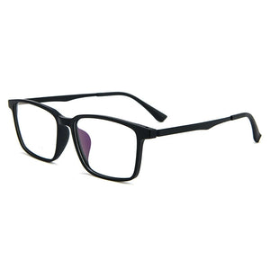 MOMOJA   Business Eyewear Retro Square TR90 Titanium Eyeglasses Myopia Optical Prescription Glasses Frame For Men A1003