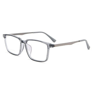 MOMOJA   Business Eyewear Retro Square TR90 Titanium Eyeglasses Myopia Optical Prescription Glasses Frame For Men A1003