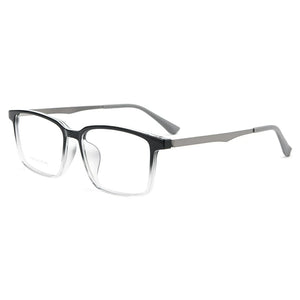 MOMOJA   Business Eyewear Retro Square TR90 Titanium Eyeglasses Myopia Optical Prescription Glasses Frame For Men A1003