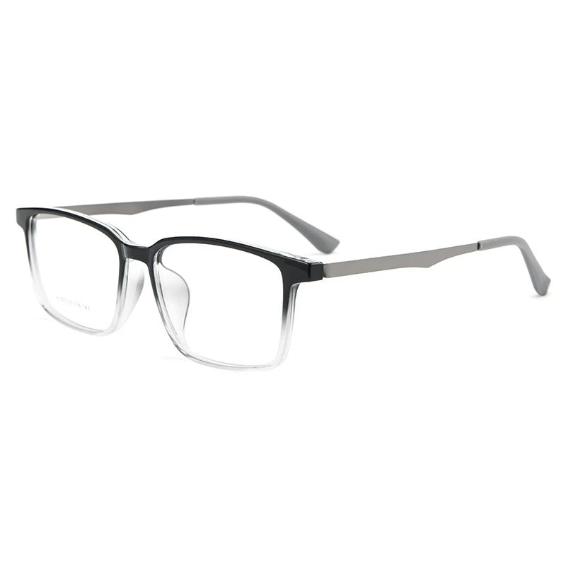 MOMOJA   Business Eyewear Retro Square TR90 Titanium Eyeglasses Myopia Optical Prescription Glasses Frame For Men A1003