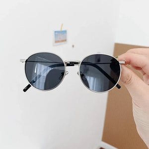 MUYE NEWEST Kids Sunglasses Metal frame Vintage designer UV400 sunglasses High Quality Summer Beach Round glasses