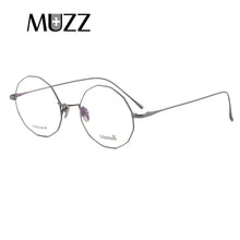 Load image into Gallery viewer, MUZZ   Pure Titanium Glasses Frame Women Ultralight Multi angle Eyeglasses Men Eyeglasses Prescription Myopia Optical Frames