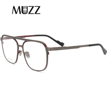 Load image into Gallery viewer, MUZZ Pure IP Titanium Men Frame Retro Prescription Glasses Frame Myopia Optical Eyeglasses for Women Square Pilot Lens Eyewear