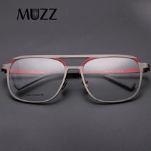 Load image into Gallery viewer, MUZZ Pure IP Titanium Men Frame Retro Prescription Glasses Frame Myopia Optical Eyeglasses for Women Square Pilot Lens Eyewear