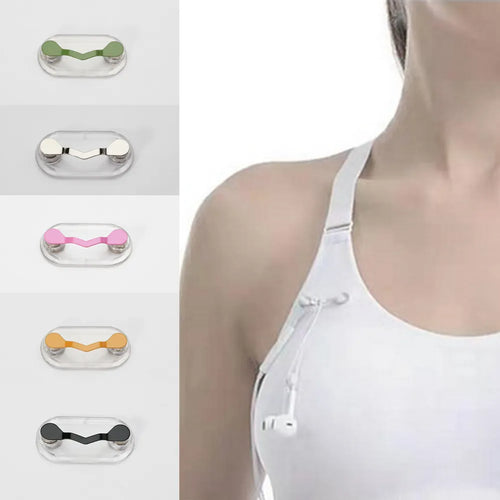 Magnetic Eyeglass Holder Hang Brooches Pin Bat Shape Magnet Glasses Headset Line Clips Multi-function Portable Clothes Buckle