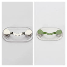 Load image into Gallery viewer, Magnetic Eyeglass Holder Hang Brooches Pin Bat Shape Magnet Glasses Headset Line Clips Multi-function Portable Clothes Buckle