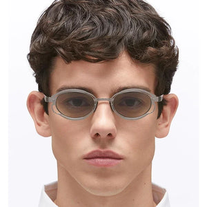 Maske H01 Oval Germany Brand Sunglasses Alloy Designer Handmade Uv400 Men and Ladies Outdoor Eyeglasses with Case