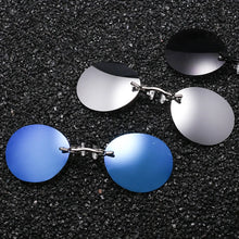Carica l&#39;immagine nel visualizzatore di Gallery, Matrix Style Rimless Nose Clip Sunglasses Matrix Morpheus Men Women Polarized Ultra-light Outdoor Rimless Sunglasses Black