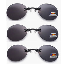 Carica l&#39;immagine nel visualizzatore di Gallery, Matrix Style Rimless Nose Clip Sunglasses Matrix Morpheus Men Women Polarized Ultra-light Outdoor Rimless Sunglasses Black
