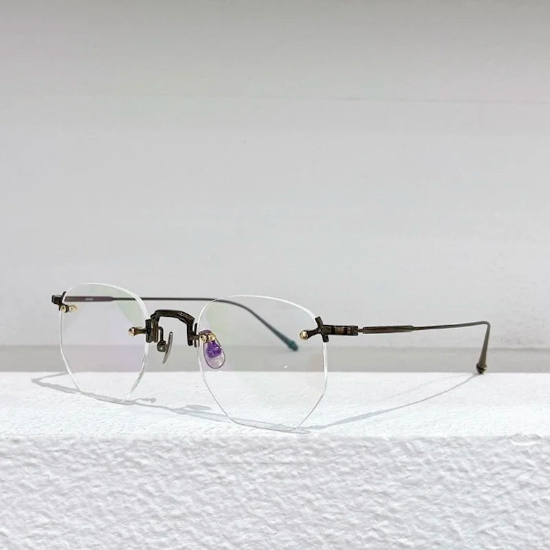 Matsuda M3104 Titanium Glasses Frame 142F Men Women Classic Designer Eyeglasses High   Premium Prescription Eyewear