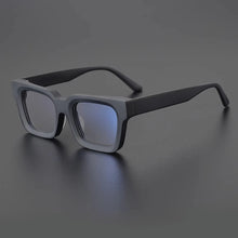 Load image into Gallery viewer, Matte Red Black Square Acetate Eyeglasses Frames High Quality Designer Japanese Style Men and Women  Glasses