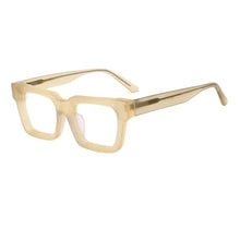 Load image into Gallery viewer, Matte Red Black Square Acetate Eyeglasses Frames High Quality Designer Japanese Style Men and Women  Glasses