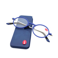 Load image into Gallery viewer, May Flower Rectangular TR90 Reading Glasses Thin  Spectacles Glasses Frame Men Blue Light Round Glasses Women With Case+2