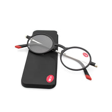 Load image into Gallery viewer, May Flower Rectangular TR90 Reading Glasses Thin  Spectacles Glasses Frame Men Blue Light Round Glasses Women With Case+2