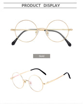 Load image into Gallery viewer, Men And Women Stainless Steel Full Rim Eyeglasses Round Classic Glasses Frame For Prescritiption Lenses