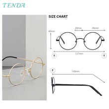 Load image into Gallery viewer, Men And Women Stainless Steel Full Rim Eyeglasses Round Classic Glasses Frame For Prescritiption Lenses