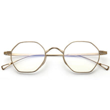 Load image into Gallery viewer, Men Eyewear Pure Titanium Glasses Polygon Women Retro Myopia Optical Prescription Eyeglasses Frames Japan Designer Small Oculos