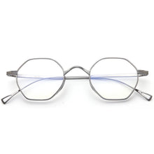 Load image into Gallery viewer, Men Eyewear Pure Titanium Glasses Polygon Women Retro Myopia Optical Prescription Eyeglasses Frames Japan Designer Small Oculos