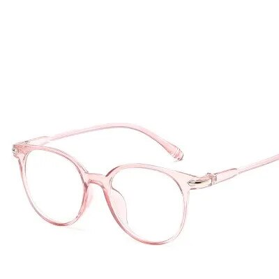 Men Glasses Fashion Fake Glasses Cat Eye Glasses Student Temperament Spectacles Glasses for Women Eyewear Pink Glasses Frame