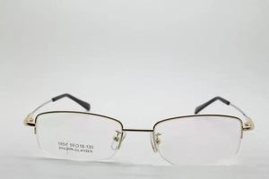Men Half-frame Glasses Frames Metal Eyeglasses women Semi-rimless Glasses Frame   10Pcs/Lot