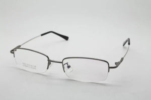 Men Half-frame Glasses Frames Metal Eyeglasses women Semi-rimless Glasses Frame   10Pcs/Lot