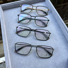 Load image into Gallery viewer, Men Luxury Brand Designer Pure Titanium Spectacles Myopia/Progressive Large Size Full Rim