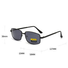 Load image into Gallery viewer, Men Polarized Sunglasses Metal Narrow Frame Driving Sunglasses Anti Glare Sun Glasses UV400 Fishing Sunglasses 2024 New