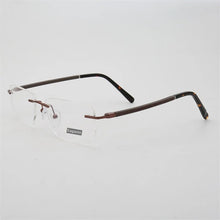 Load image into Gallery viewer, Men Rimless Eyeglasses Frame Strong Optical Frame Prescription Spectacle Frameless Glasses Lenses Size Width Shape Adjustable