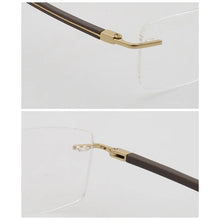 Load image into Gallery viewer, Men Rimless Eyeglasses Frame Strong Optical Frame Prescription Spectacle Frameless Glasses Lenses Size Width Shape Adjustable