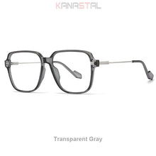 Load image into Gallery viewer, Men TR Metal Square Eyeglasses Frame Women Retro Eyewear Optical Blue Light Blocking Lenses Myopia Prescription Reading Glasses