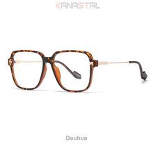 Load image into Gallery viewer, Men TR Metal Square Eyeglasses Frame Women Retro Eyewear Optical Blue Light Blocking Lenses Myopia Prescription Reading Glasses