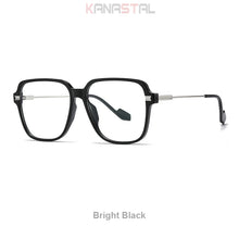 Load image into Gallery viewer, Men TR Metal Square Eyeglasses Frame Women Retro Eyewear Optical Blue Light Blocking Lenses Myopia Prescription Reading Glasses