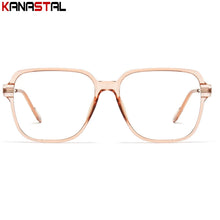 Load image into Gallery viewer, Men TR Metal Square Eyeglasses Frame Women Retro Eyewear Optical Blue Light Blocking Lenses Myopia Prescription Reading Glasses