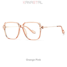 Load image into Gallery viewer, Men TR Metal Square Eyeglasses Frame Women Retro Eyewear Optical Blue Light Blocking Lenses Myopia Prescription Reading Glasses