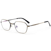 Carica l&#39;immagine nel visualizzatore di Gallery, Men Titanium Alloy Glasses Frame Fashion Woman Polygon Ultralight Eye Myopia Prescription Eyeglasses