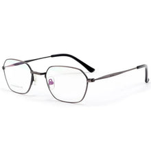Carica l&#39;immagine nel visualizzatore di Gallery, Men Titanium Alloy Glasses Frame Fashion Woman Polygon Ultralight Eye Myopia Prescription Eyeglasses