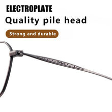 Carica l&#39;immagine nel visualizzatore di Gallery, Men Titanium Alloy Glasses Frame Fashion Woman Polygon Ultralight Eye Myopia Prescription Eyeglasses