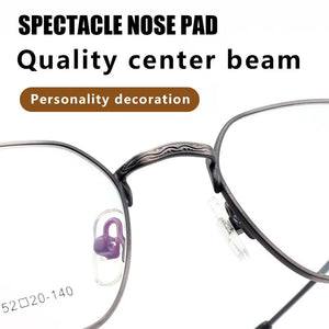 Men Titanium Alloy Glasses Frame Fashion Woman Polygon Ultralight Eye Myopia Prescription Eyeglasses